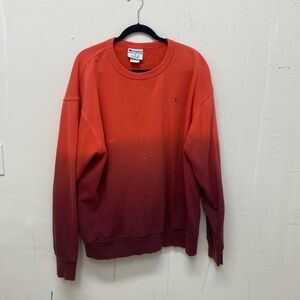 Reddish/brownish champion crew neck
